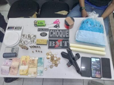 Operação da PM resulta na apreensão de armas, drogas e munições na Liberdade, em São Luís