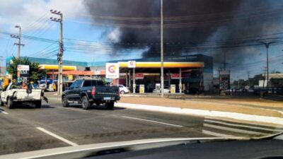 Incêndio na Forquilha, em São Luís