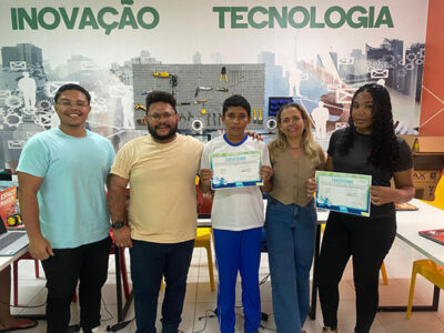 Alunos da Escola Tudes José Cardoso são homenageados na Olimpíada Brasileira de Robótica