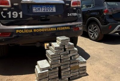 PRF apreende 47,7kg de cocaína em operação conjunta na BR-135, em Itapecuru