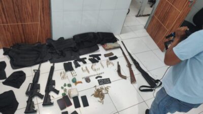 PMMA desarticula célula do Comando Vermelho e apreende arsenal em operação no interior do estado