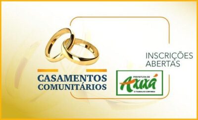 ATENÇÃO: A prefeitura de Axixá, abre inscrições para o casamento comunitário 2024