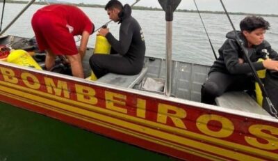 Bombeiros estão em busca de homens atingidos por raio durante pescaria no rio Tocantins
