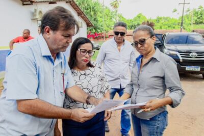 Prefeita Paula Azevedo visita áreas que serão beneficiadas com ações de Infraestrutura em Paço do Lumiar