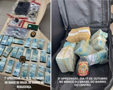 Bancos estão informando a Polícia Federal sobre provisão de saques acima de R$ 100 mil em São Luís