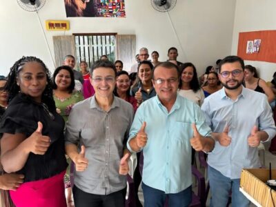 Prefeito Inaldo Pereira e Secretário da SEMICT participam de palestra sobre mentalidade empreendedora