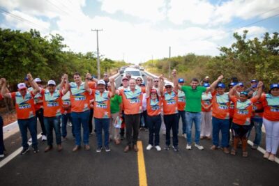 Brandão entrega implantação da MA-312 que liga os Lençóis ao Delta do Parnaíba