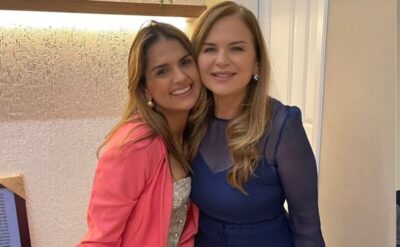 Maura Jorge visita a Câmara de São Luís em celebração do aniversário de sua filha, vereadora Thay Evangelista