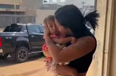 Mãe reencontra filha que foi levada pelo pai do Maranhão para outro país; veja momento emocionante