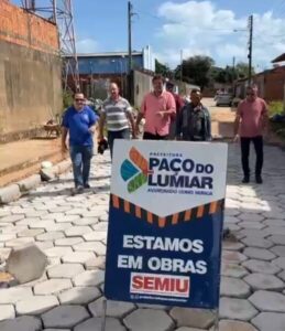 Paço do Lumiar: Aproximadamente 30 famílias serão beneficiadas com a pavimentação da Rua do Pintor, no Residencial Roseana Sarney