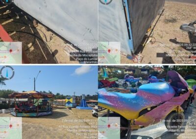Prefeitura de Paço do Lumiar barra parque irregular e evita tragédia durante festejo do Divino Espírito Santo