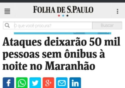 MERA COINCIDÊNCIA? PROXIMIDADE DAS ELEIÇÕES TRAZ DE VOLTA AMEAÇAS DE ATAQUES NO MA, COMO EM 2014