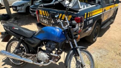 PRF recupera motocicleta com registro de furto na BR-316 em Timon