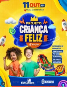 Neste sábado (11) Bacuri será palco de uma grande festa em comemoração ao Dia das Crianças