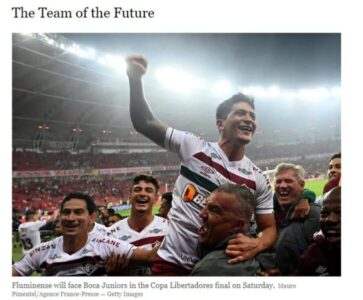 ‘Time do futuro’: New York Times destaca Diniz e campanha do Fluminense rumo ao título da Libertadores