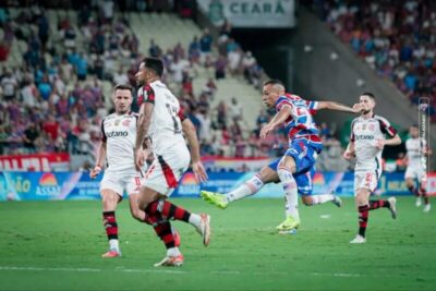 Fortaleza surpreende e frustra os planos do Flamengo de retomar liderança do Brasileirão