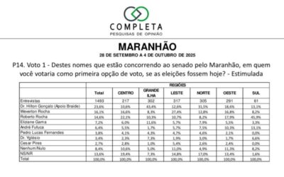 Com apoio de Braide, Hilton Gonçalo lidera corrida pelo Senado…