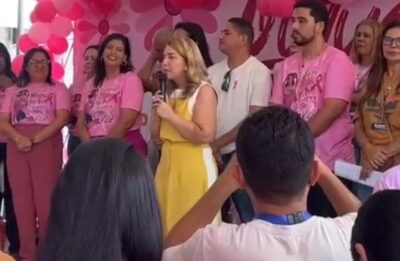 Deputada Iracema Vale participa do Outubro Rosa em Barreirinhas e destaca obras no Maranhão