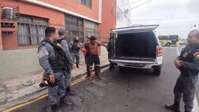 Vigilante flagra homem com faca tentando furtar cabos de ar-condicionado no Centro de São Luís