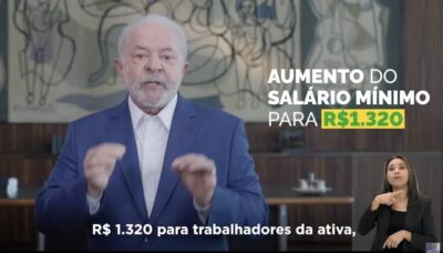 Presidente anuncia política de aumento real do salário mínimo