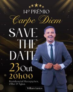 William Santos celebra a 14º edição do Prêmio Carpe Diem no Residencial Recepções