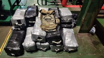 PF apreende 500 kg de cocaína em navio no Porto de Itaqui, São Luís