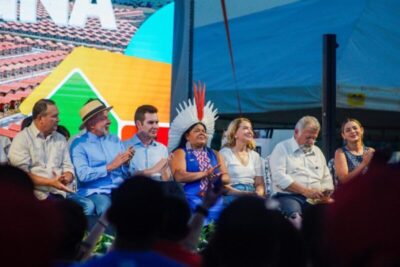 Iracema Vale participa de agenda ao lado do presidente Lula em Imperatriz