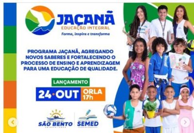 Jaçanã Educação Integral em São Bento: Um Novo Horizonte para a Educaçã