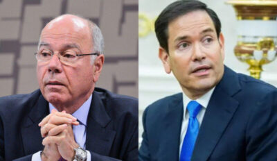 Mauro Vieira se encontra com Marco Rubio em Washington para tratar de tarifas e sanções