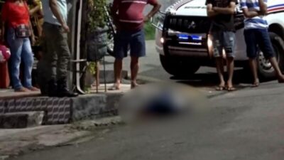 VÍDEO: Homem é morto a tiros ao voltar para albergue onde cumpria pena por homicídio, em São Luís