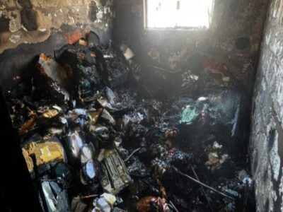 Apartamento pega fogo no bairro Turu, em São Luís