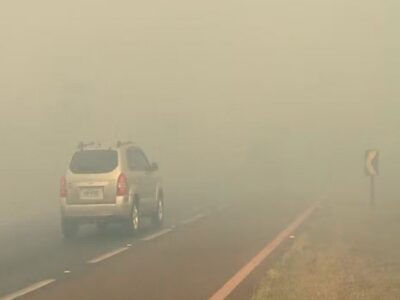 PRF alerta sobre o risco de fumaça às margens das rodovias