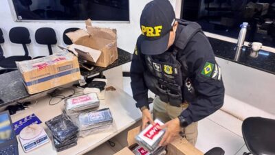 PRF apreende 22 kg de cocaína em São Luís
