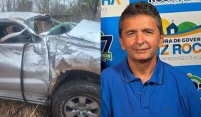 Prefeito do MA fica gravemente ferido em acidente na Bahia