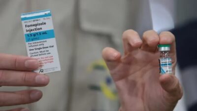 Antídoto contra metanol no MA