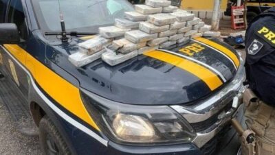 PRF apreende mais de 50 kg de cocaína que tinham como destino o Maranhão