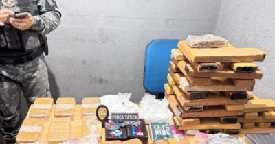 Polícia Militar apreende cerca de 50 quilos de drogas em Imperatriz