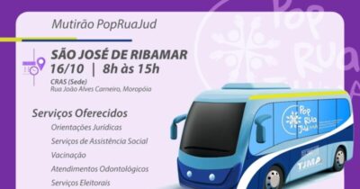 Prefeitura de São José de Ribamar e TJMA firmam parceria para levar cidadania à população através do Mutirão PopRuaJud