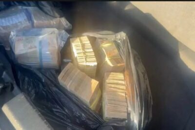 PRF flagra R$ 1 milhão em espécie dentro de carro durante abordagem na BR-020
