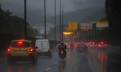 Rio tem alerta de chuva, ventos e ressaca do mar nas próximas horas