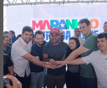 Dr Leonardo Sá participa da entrega de Cartões do Maranhão Livre da Fome e assinatura de ordens  de serviço em Pedro do Rosário