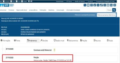 Xandão recebe mais uma petição sigilosa no processo de nepotismo no MA