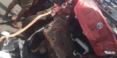 Acidente na BR-135 em Bacabeira envolve 14 veículos e deixa cerca de 4 feridos