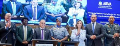 Alema homenageia personalidades em sessão solene com título e medalha
