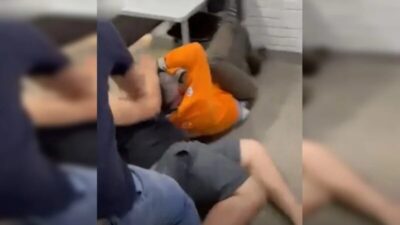 Assista: Professor é agredido por pai de aluna por causa de celular na sala de aula