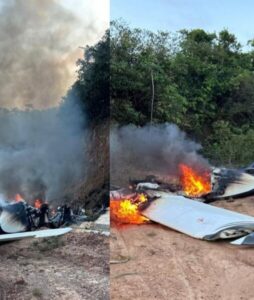 URGENTE! Avião do vereador de São Luís Beto Castro cai e pega fogo em Paço do Lumiar