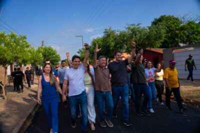 Miltinho e Orleans Brandão inauguram novas obras em São Mateus