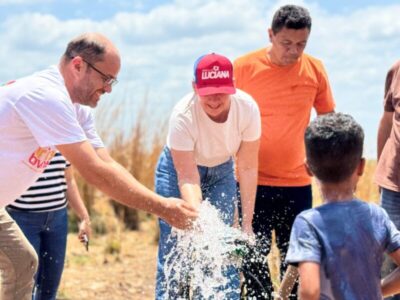 Prefeita Luciana Leocádio entrega mais um sistema de abastecimento de água em Buriti Bravo