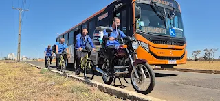 Ônibus do DF terão adesivos para prevenir acidentes
