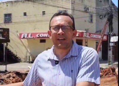 Vereador tenta ganhar fama com obra já programada em Timon